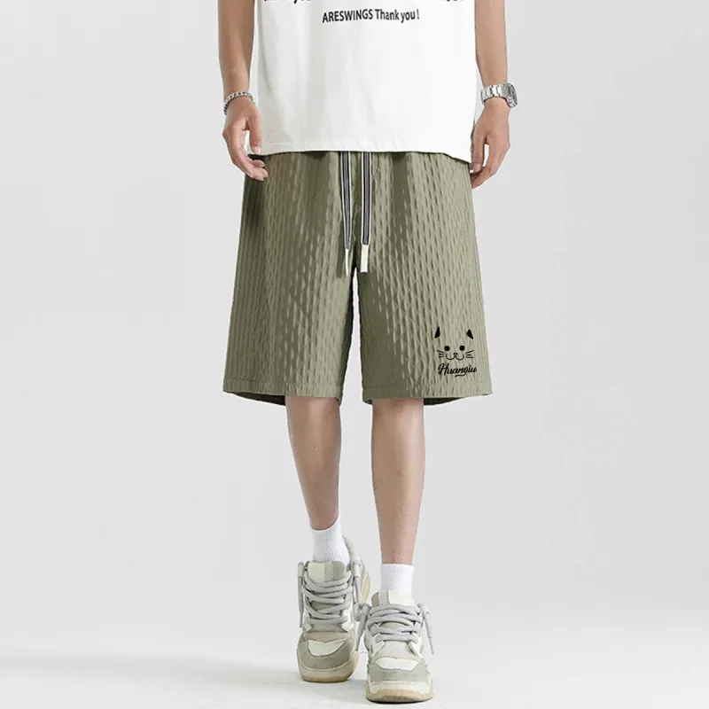 HUANQIU Casual Shorts Unisex-7