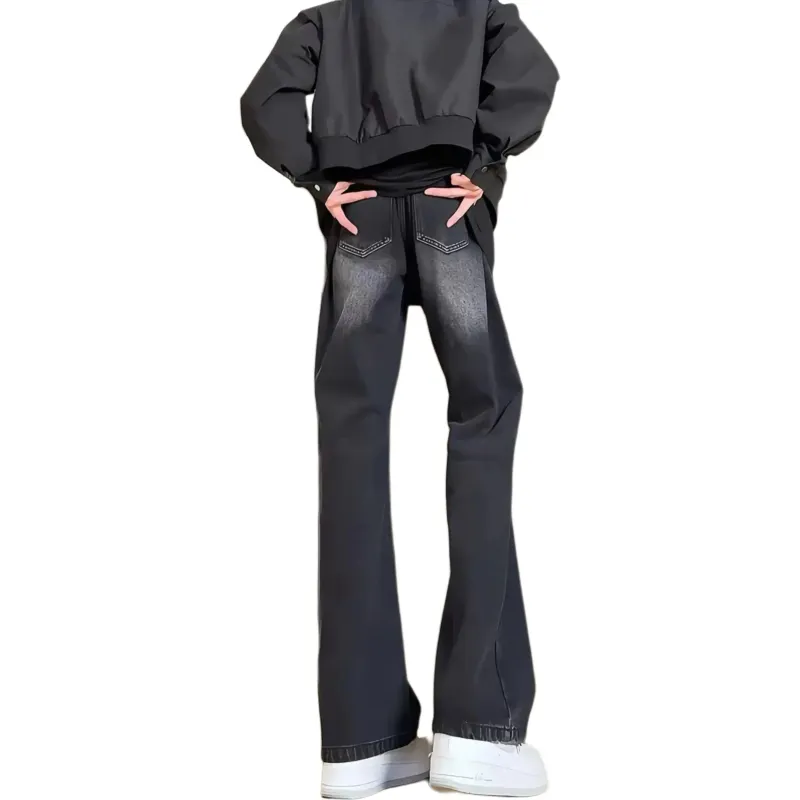 HUANQIU Jeans Unisex-23