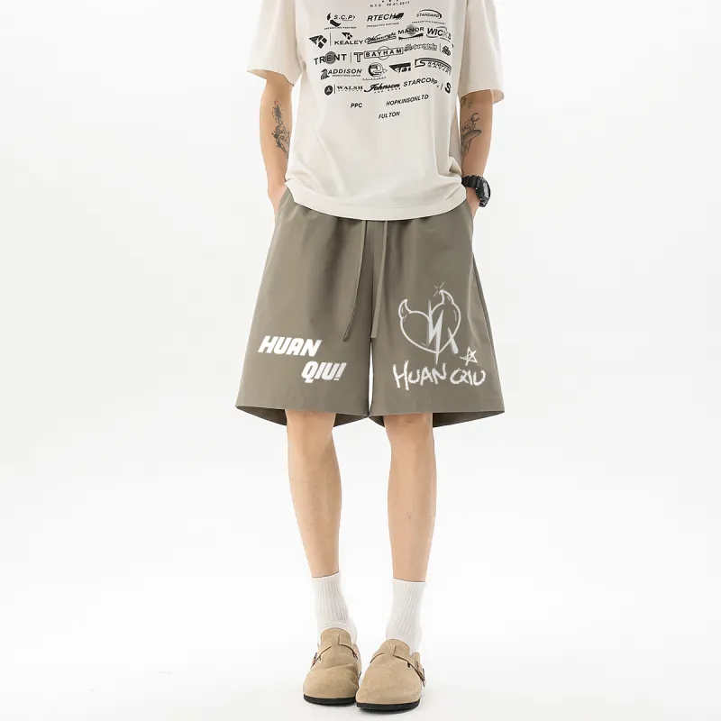 HUANQIU Casual Shorts Unisex-12