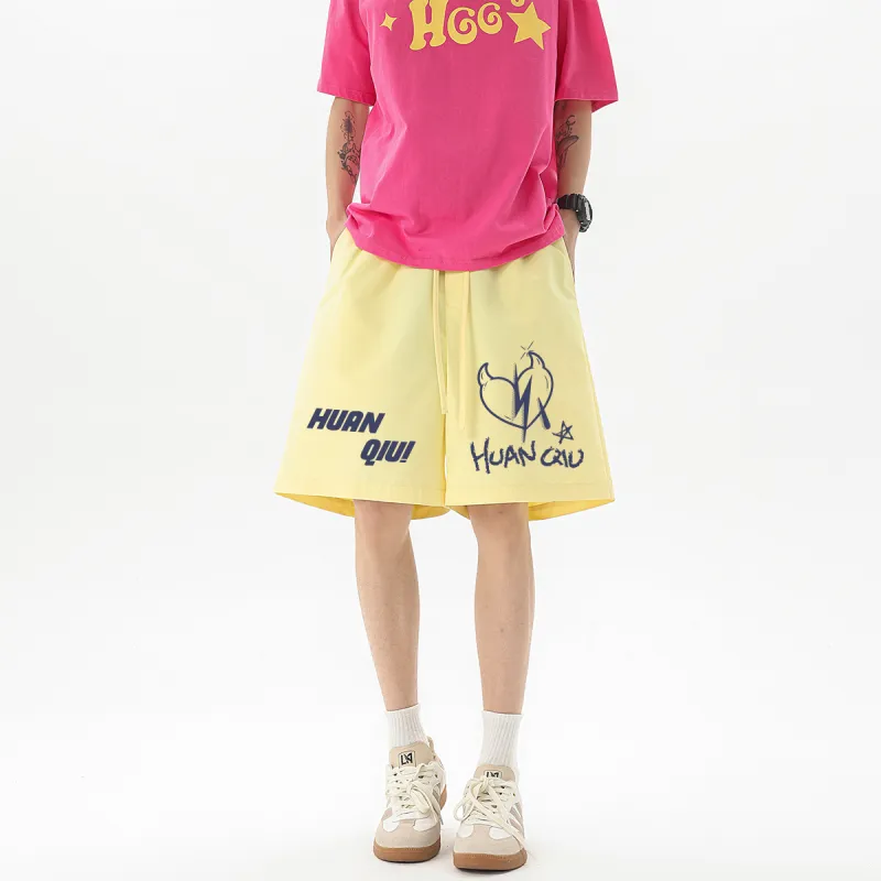 HUANQIU Casual Shorts Unisex-17