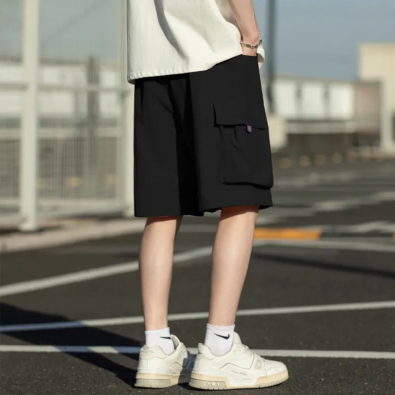 HUANQIU Cargo Shorts Unisex-14