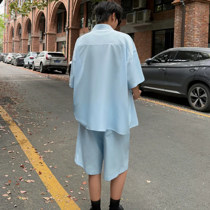 HUANQIU Shirt Matching Set Unisex-4