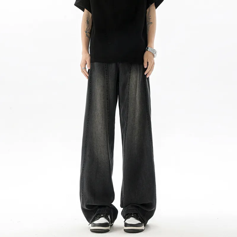 HUANQIU Jeans Unisex-9