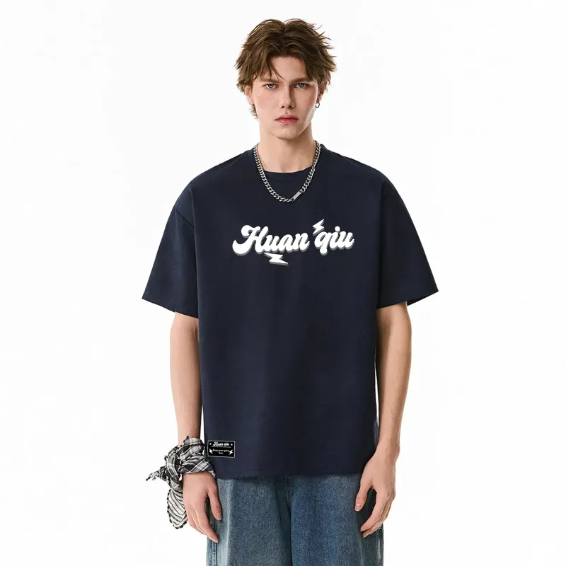 HUANQIU Short Sleeved T Shirts Unisex-12