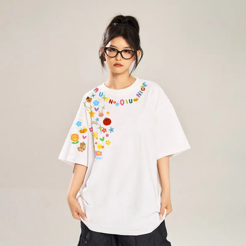 HUANQIU T Shirts Unisex-6