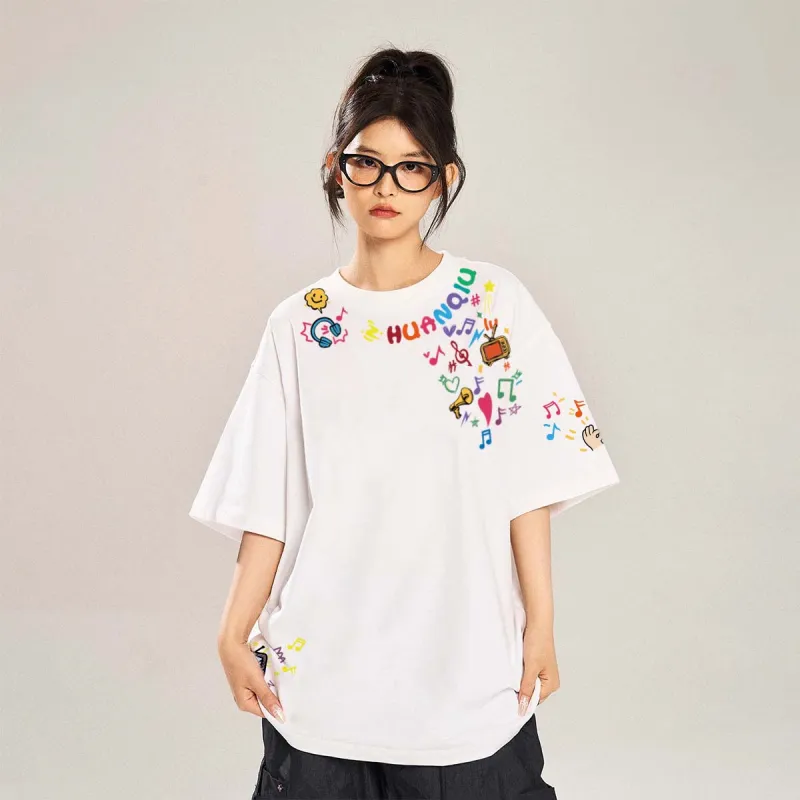 HUANQIU T Shirts Unisex-6