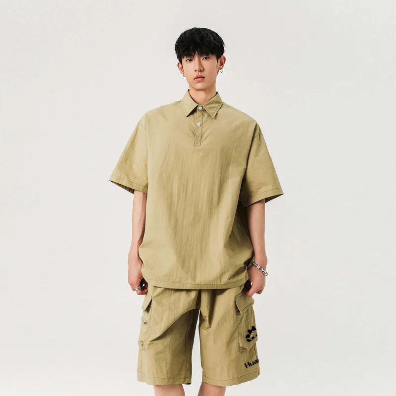 HUANQIU Cargo Shorts Unisex-8