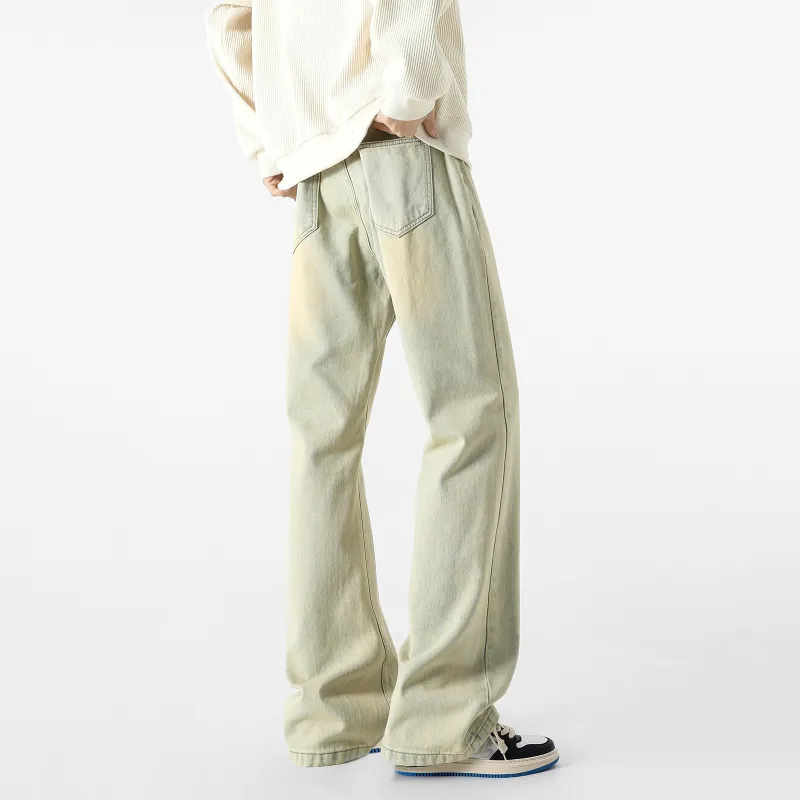 HUANQIU Jeans Unisex-13