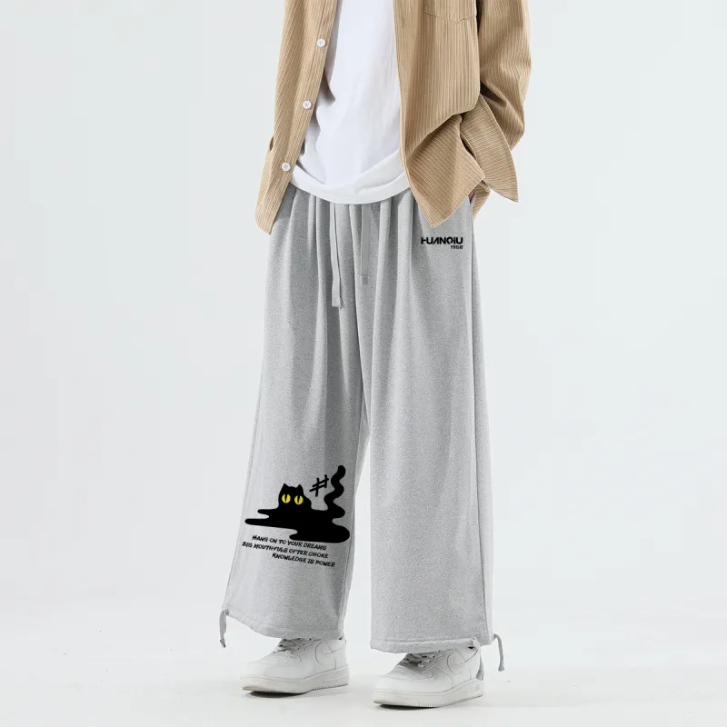 HUANQIU Casual Pants Unisex-9