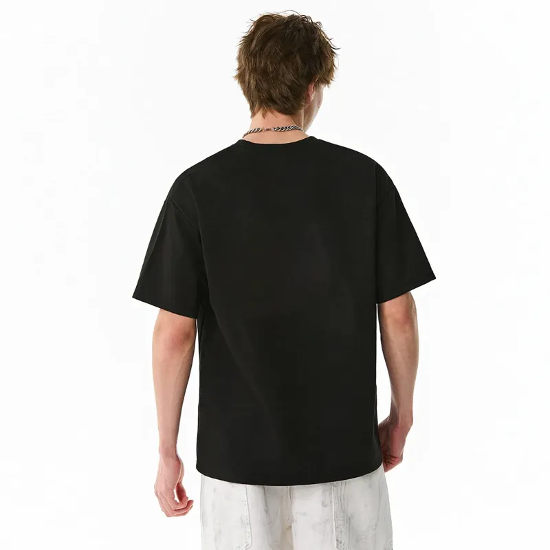 HUANQIU Short Sleeved T Shirts Unisex-3