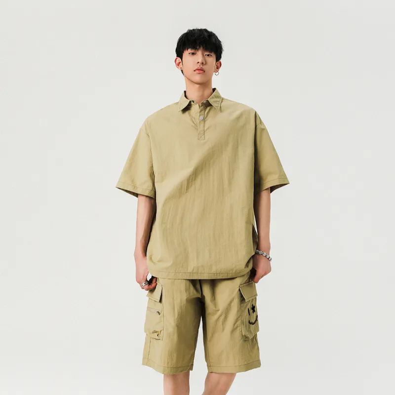 HUANQIU Cargo Shorts Unisex-8