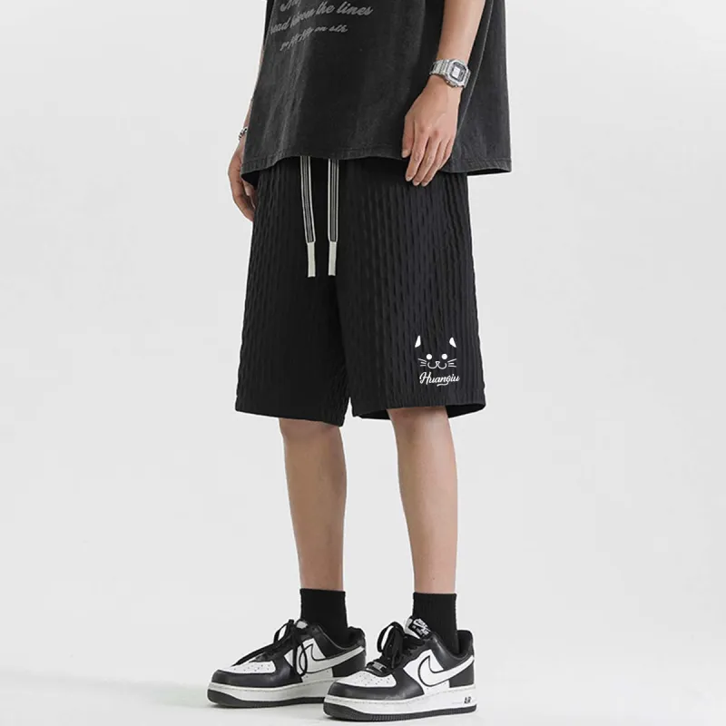 HUANQIU Casual Shorts Unisex-12
