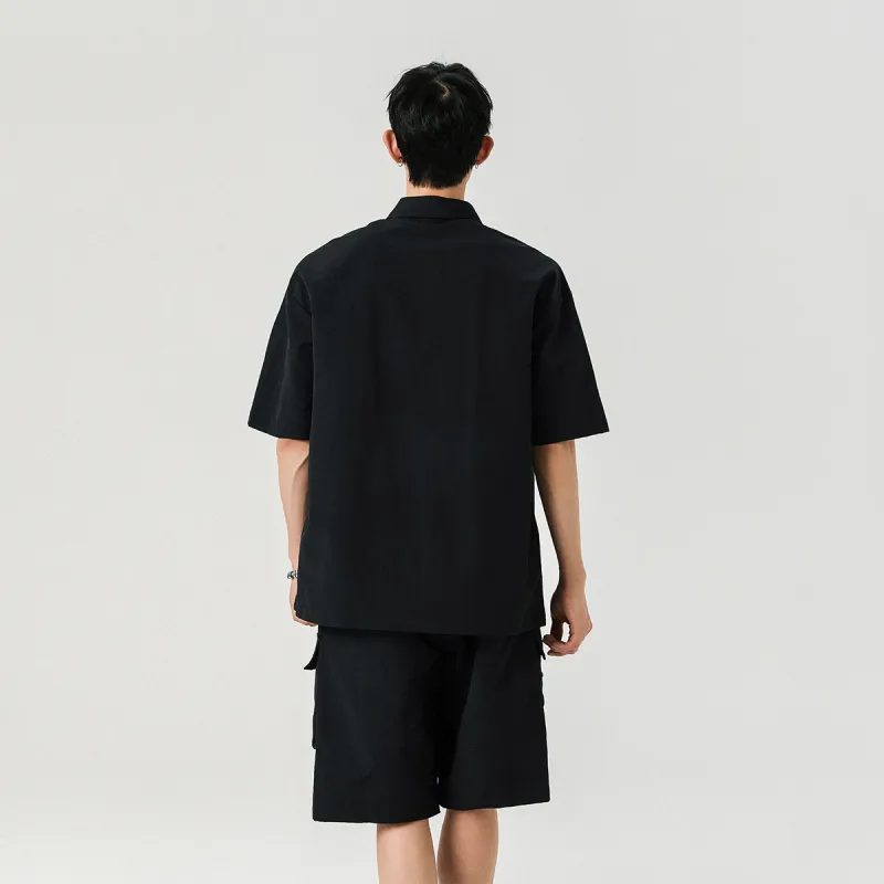 HUANQIU Cargo Shorts Unisex-14