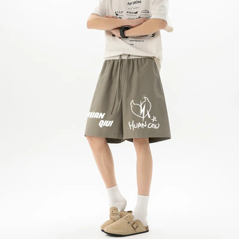 HUANQIU Casual Shorts Unisex-13