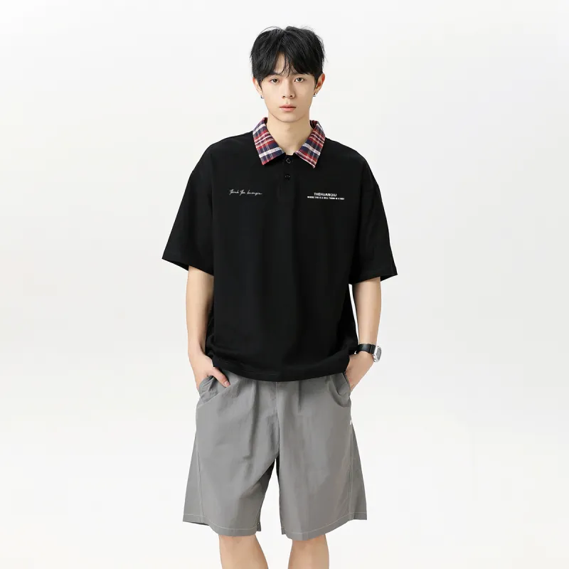 HUANQIU Polo Shirts Unisex-7