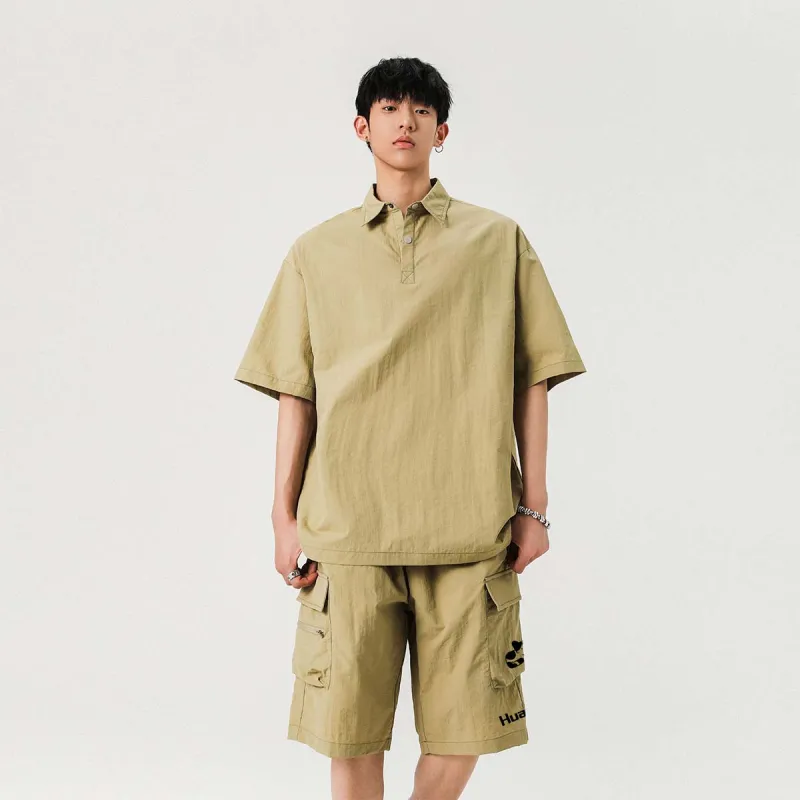 HUANQIU Cargo Shorts Unisex-7
