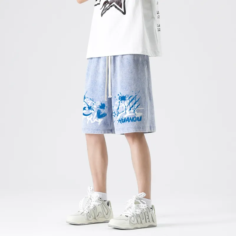 HUANQIU Casual Shorts Unisex-17