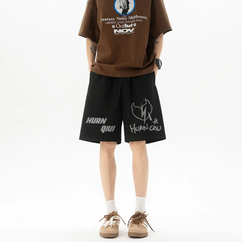 HUANQIU Casual Shorts Unisex-2