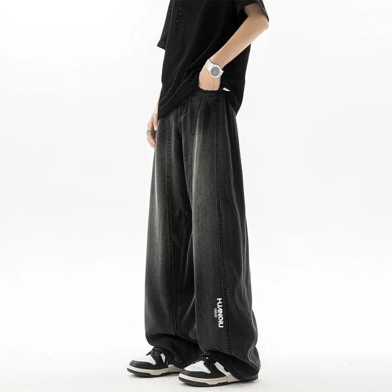 HUANQIU Jeans Unisex-7