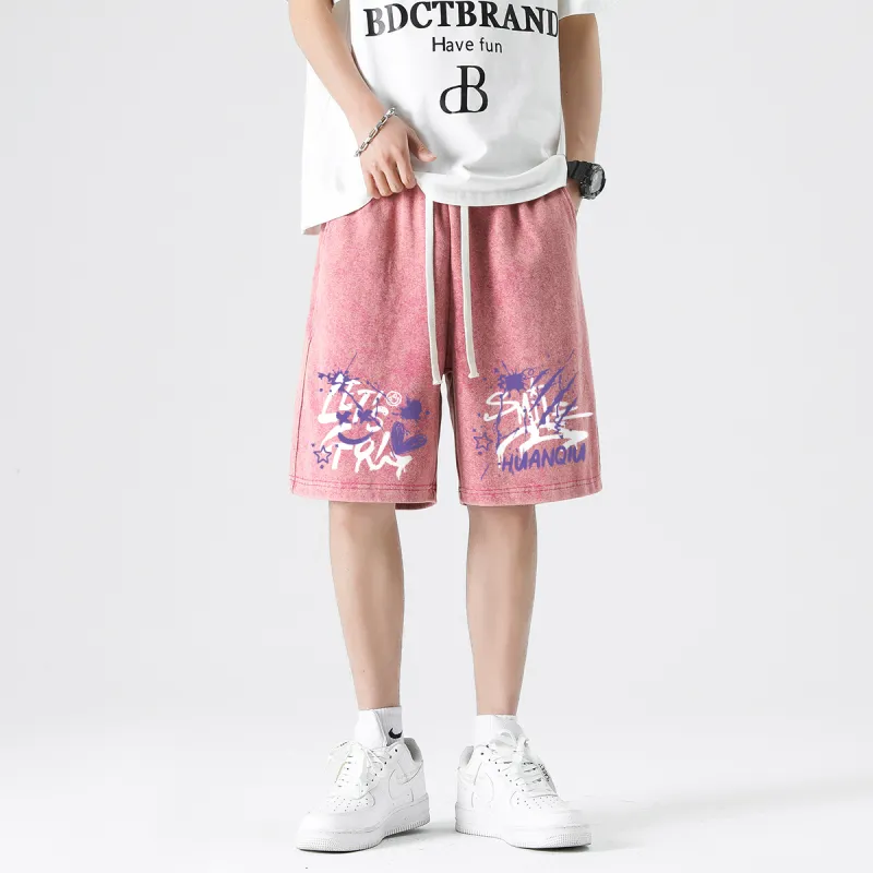 HUANQIU Casual Shorts Unisex-8