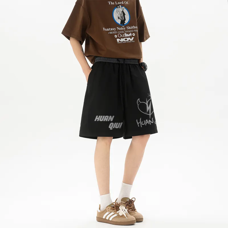 HUANQIU Casual Shorts Unisex-3