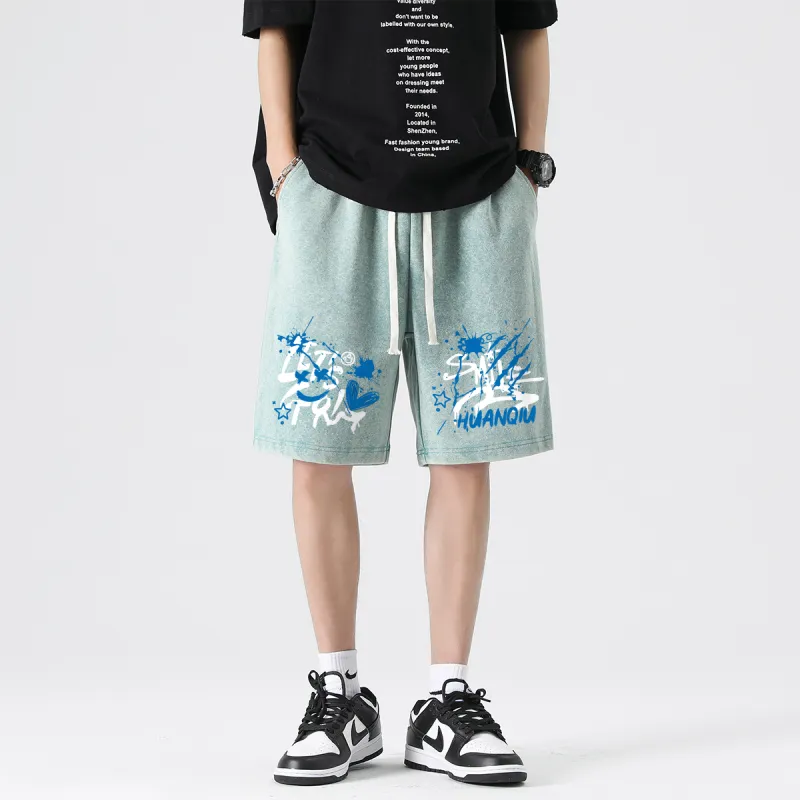 HUANQIU Casual Shorts Unisex-13