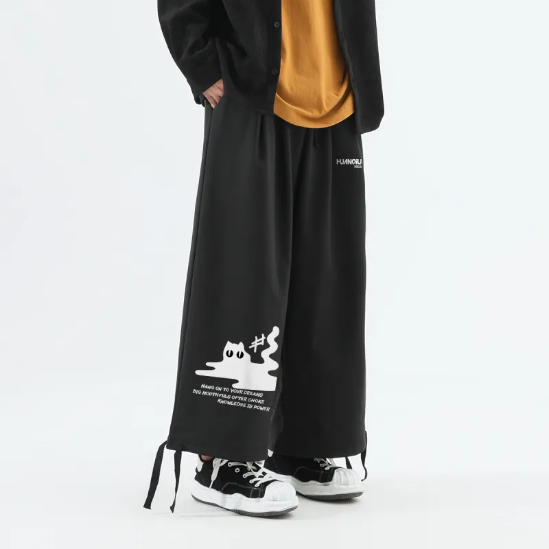 HUANQIU Casual Pants Unisex-3
