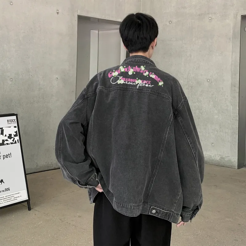 HUANQIU Denim Jackets Unisex-3
