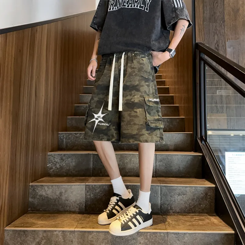 HUANQIU Cargo Shorts Unisex-3