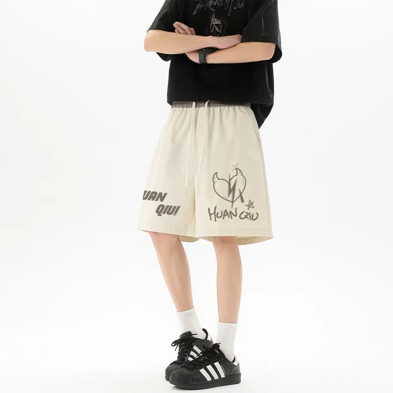 HUANQIU Casual Shorts Unisex-8