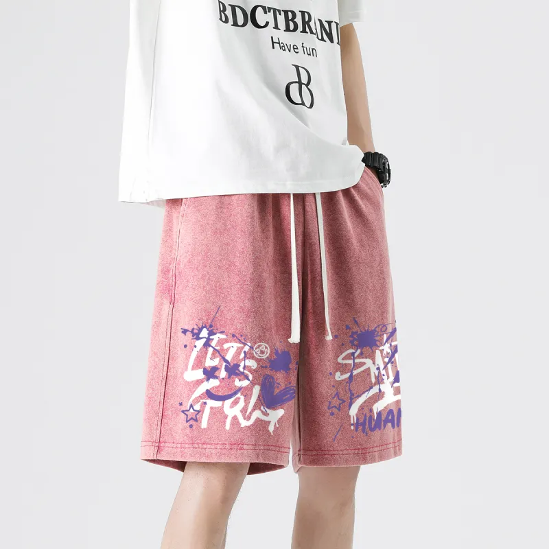 HUANQIU Casual Shorts Unisex-7