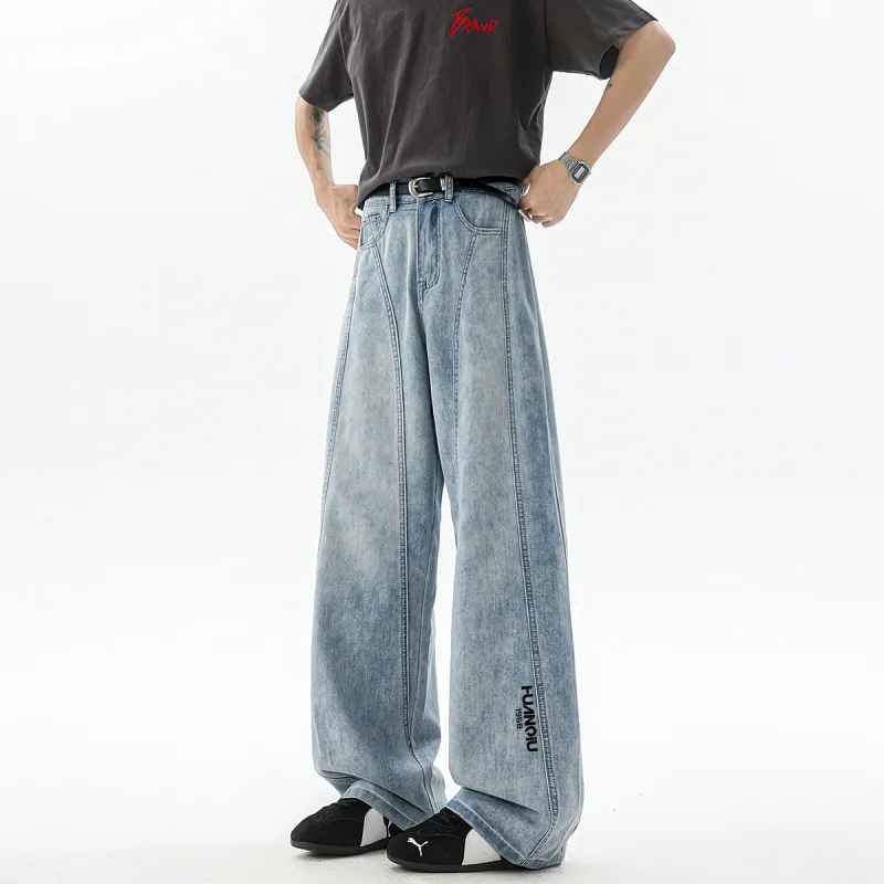 HUANQIU Jeans Unisex-2