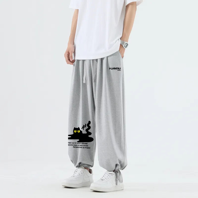 HUANQIU Casual Pants Unisex-7