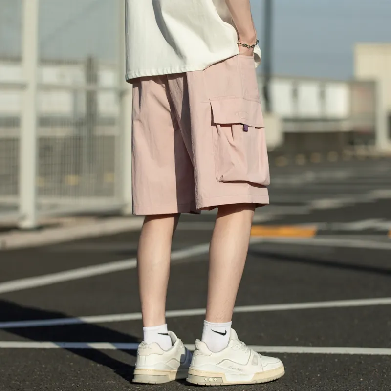 HUANQIU Cargo Shorts Unisex-9