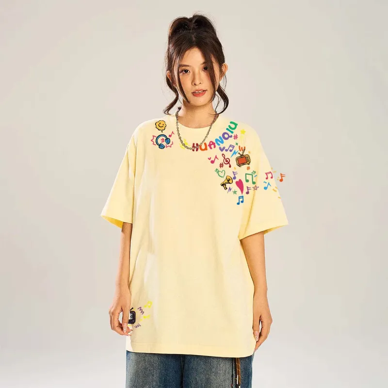 HUANQIU T Shirts Unisex-16