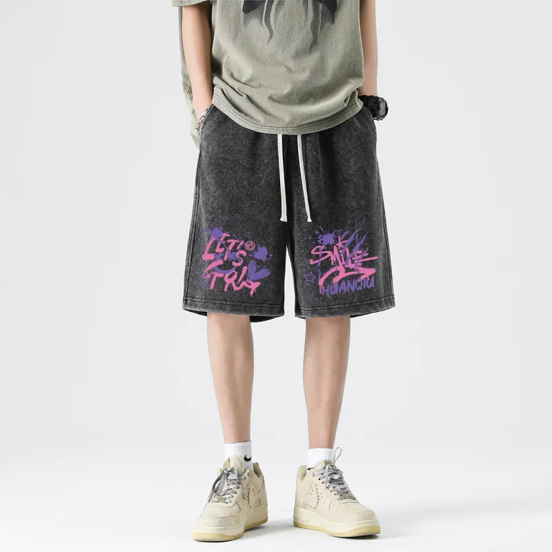 HUANQIU Casual Shorts Unisex-3