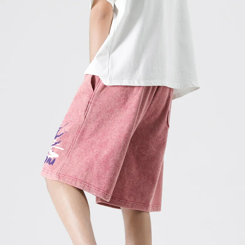 HUANQIU Casual Shorts Unisex-9