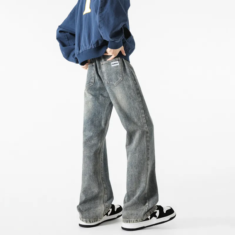 HUANQIU Jeans Unisex-29