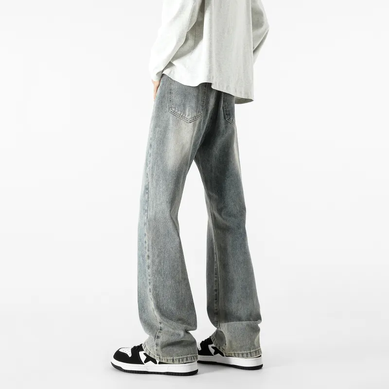 HUANQIU Jeans Unisex-5