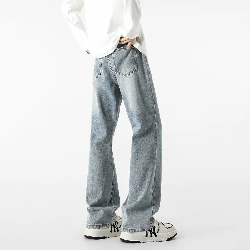 HUANQIU Jeans Unisex-17