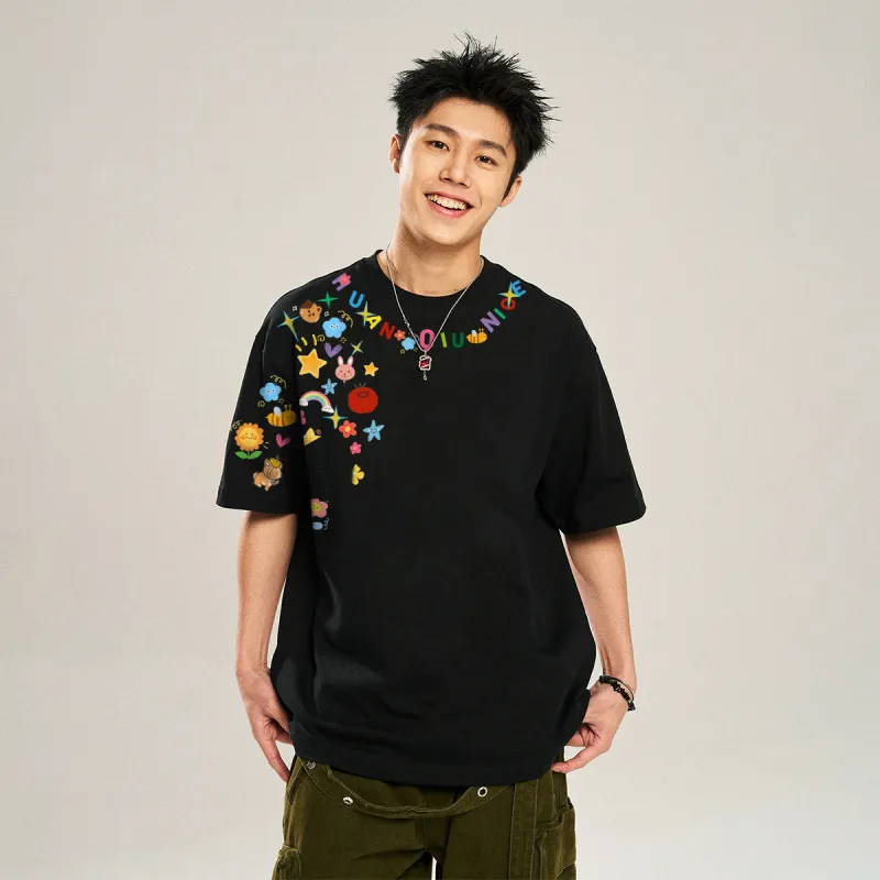 HUANQIU T Shirts Unisex-10