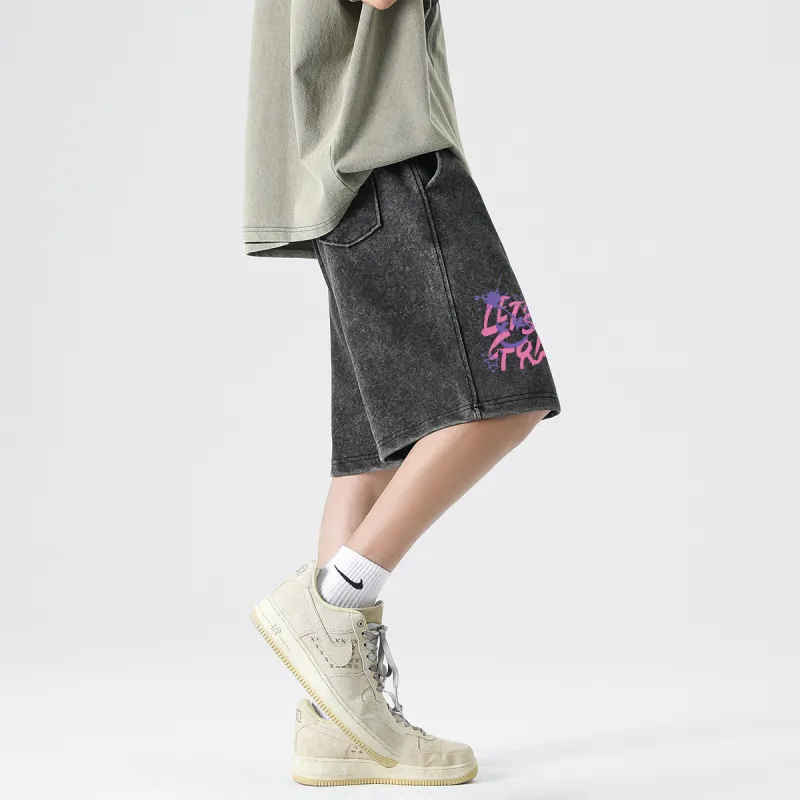 HUANQIU Casual Shorts Unisex-4