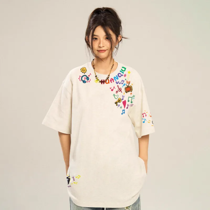 HUANQIU T Shirts Unisex-2