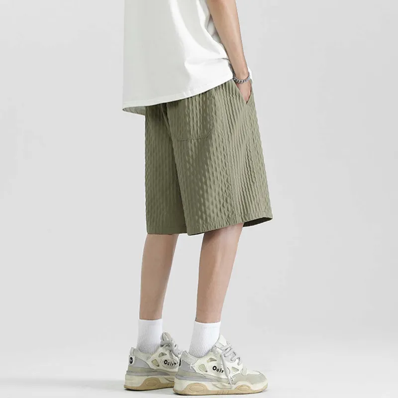 HUANQIU Casual Shorts Unisex-9