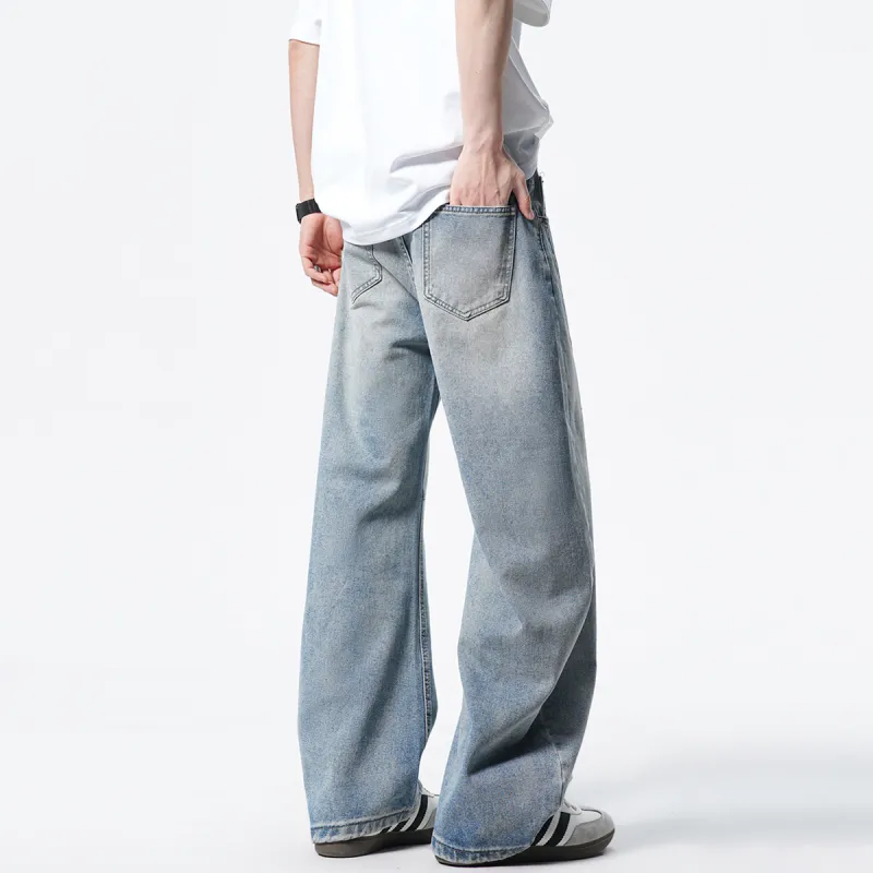 HUANQIU Jeans Unisex-9