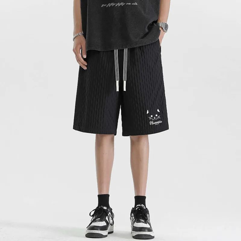 HUANQIU Casual Shorts Unisex-13