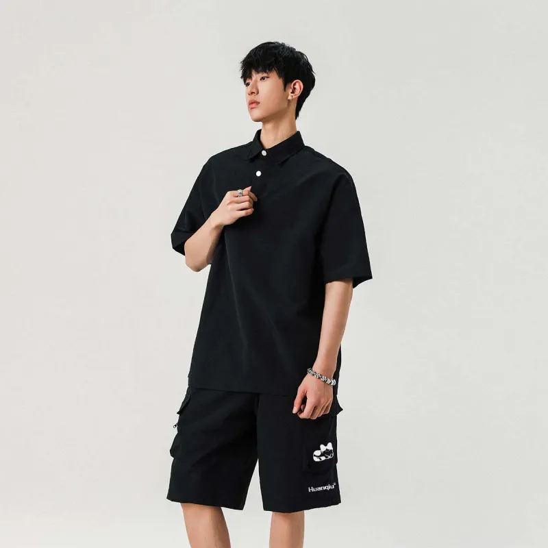 HUANQIU Cargo Shorts Unisex-12