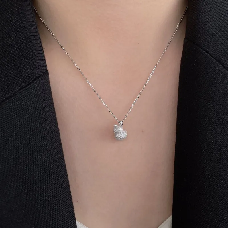 OUBI.YABI 925 Sterling Silver Necklaces Women's-5