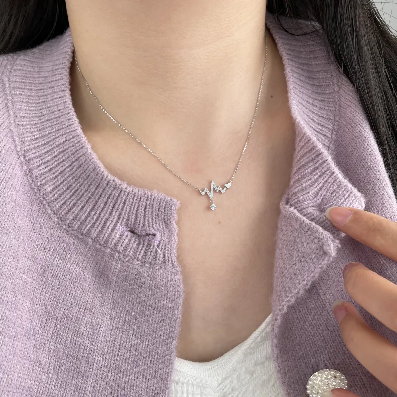 OUBI.YABI 925 Sterling Silver Necklaces Women's-2