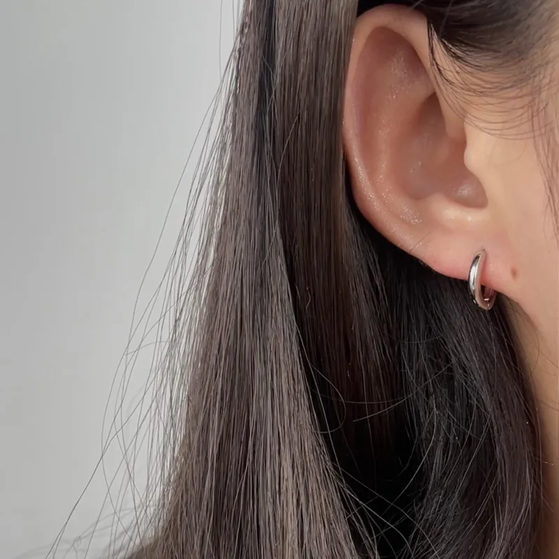 OUBI.YABI Copper Is White K Plated Earrings Women's-2